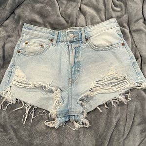 denim shorts ZARA